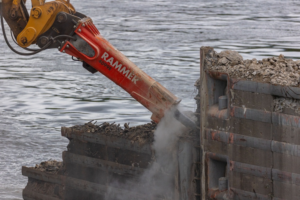 Groundbreaking Work Moves Forward at Montgomery Locks and Dam