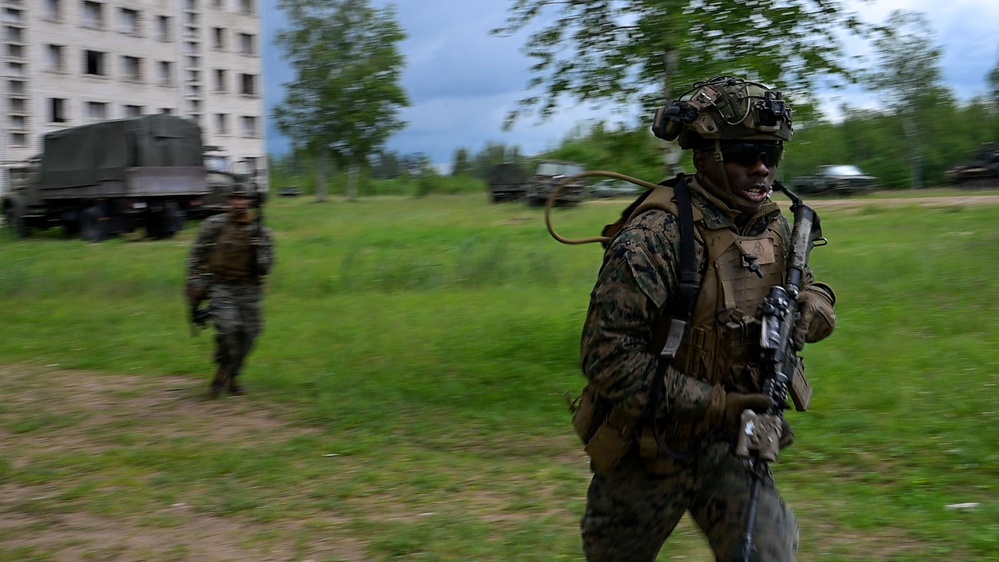 BALTOPS 25 - 2d LAR Marines Execute Force on Force Training