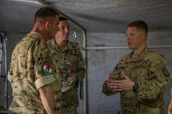Hungarian Defense Forces Brig. Gen. Balazs Szloszar visits with 12CAB [Image 3 of 9]