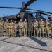Hungarian Defense Forces Brig. Gen. Balazs Szloszar visits with 12CAB