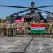 Hungarian Defense Forces Brig. Gen. Balazs Szloszar visits with 12CAB