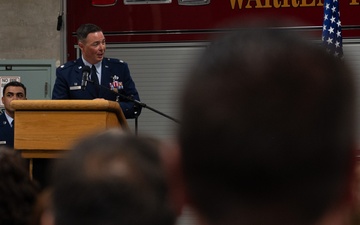 90th Civil Engineer Squadron Change of Command Ceremony