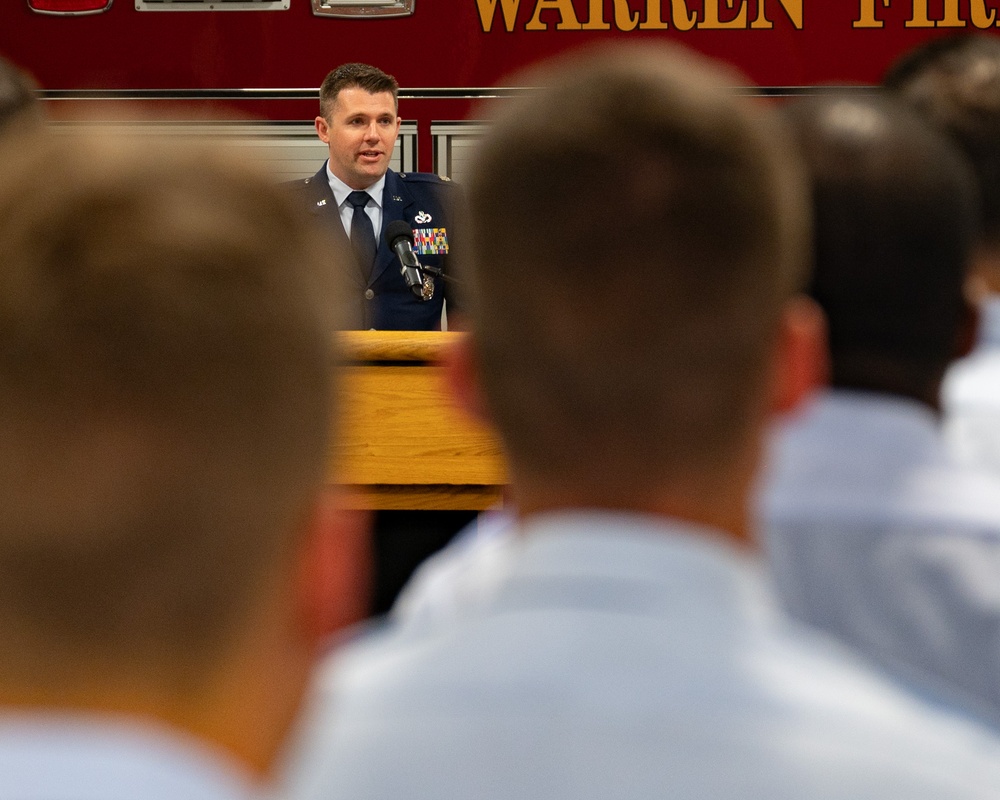 90th Civil Engineer Squadron Change of Command Ceremony