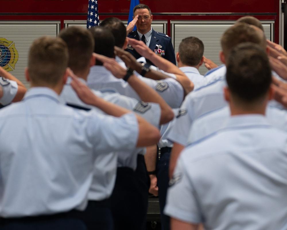 90th Civil Engineer Squadron Change of Command Ceremony