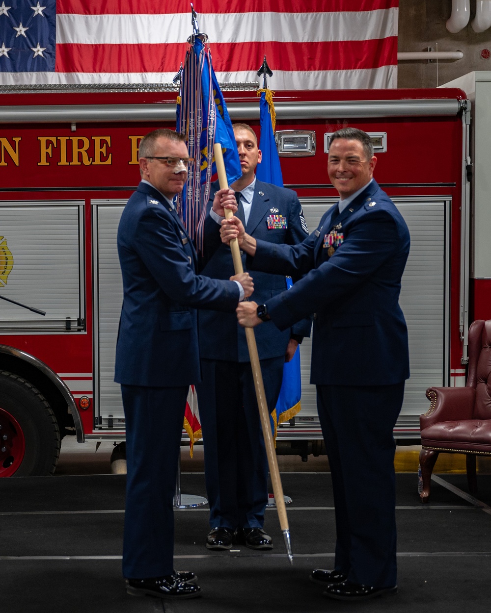 90th Civil Engineer Squadron Change of Command Ceremony