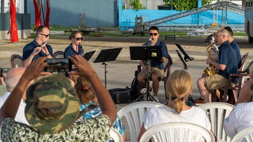 U.S. Coast Guard deploys band to Republic of Marshall Islands, raises awareness of boating safety