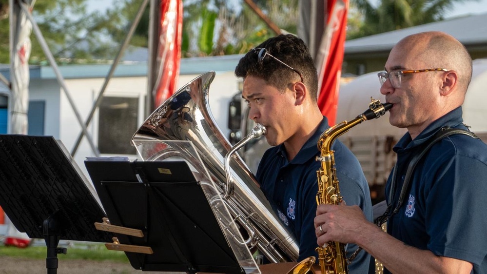 U.S. Coast Guard deploys band to Republic of Marshall Islands, raises awareness of boating safety