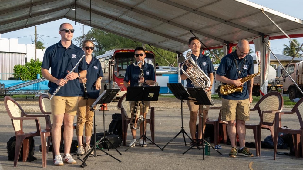 U.S. Coast Guard deploys band to Republic of Marshall Islands, raises awareness of boating safety