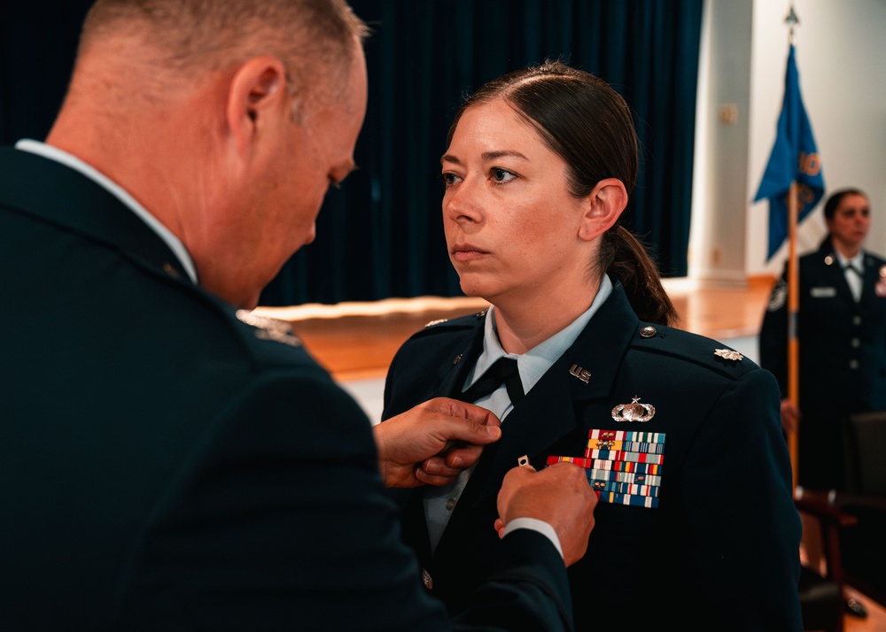 90th Comptroller Squadron change of command