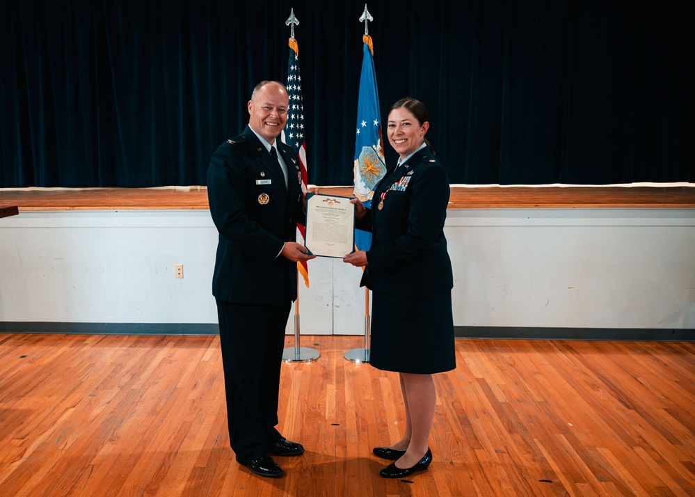 90th Comptroller Squadron change of command