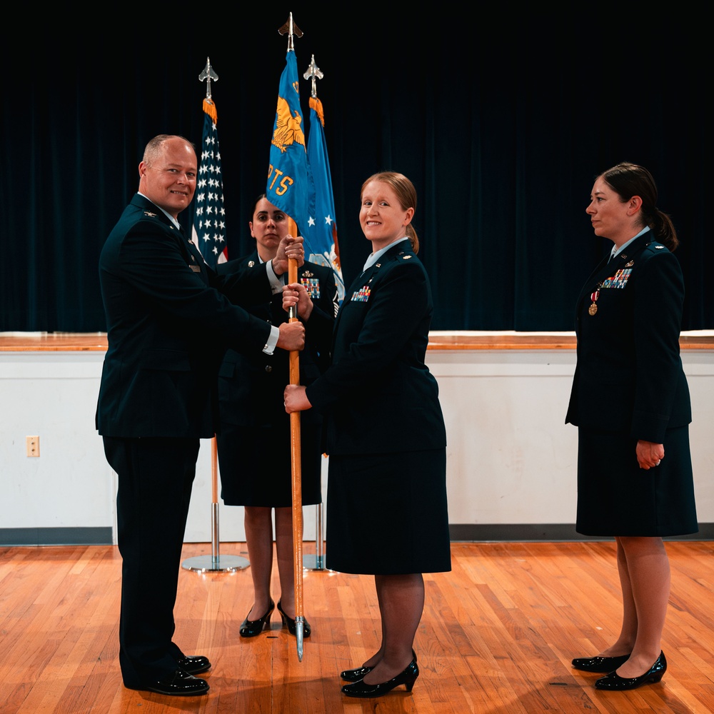 90th Comptroller Squadron change of command