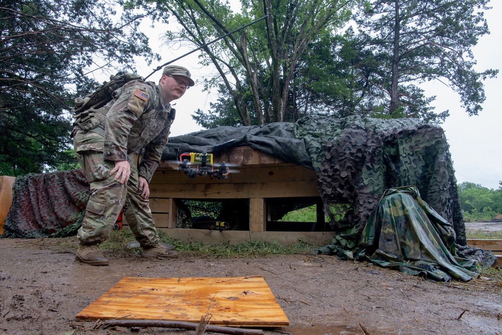 Oklahoma Guardsmen face-off against drones in survivability exercise