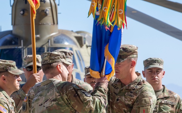 2nd General Support Battalion, 1st Combat Aviation Brigade (2-1GSAB) Change of Command Ceremony