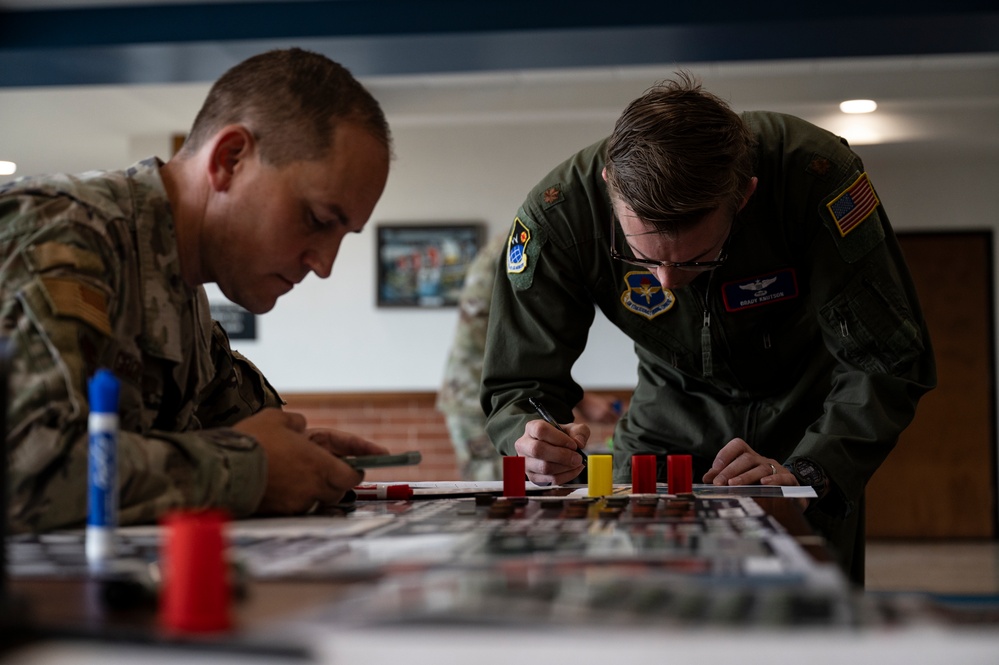 USAF ASAM Officers Conduct Kingfish Ace War Planning Exercise