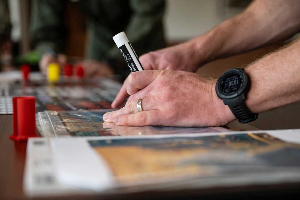 USAF ASAM Officers Conduct Kingfish Ace War Planning Exercise