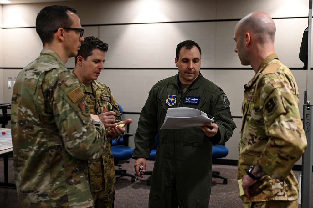 USAF ASAM Officers Conduct Kingfish Ace War Planning Exercise