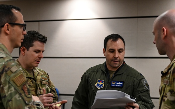 USAF ASAM Officers Conduct Kingfish Ace War Planning Exercise
