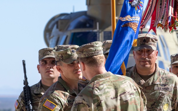 2nd General Support Battalion, 1st Combat Aviation Brigade (2-1GSAB) Change of Command Ceremony
