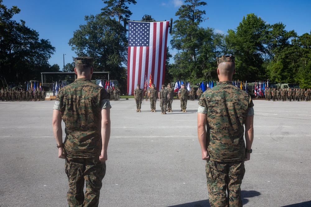 Marine Wing Support Squadron 272 change of command ceremony