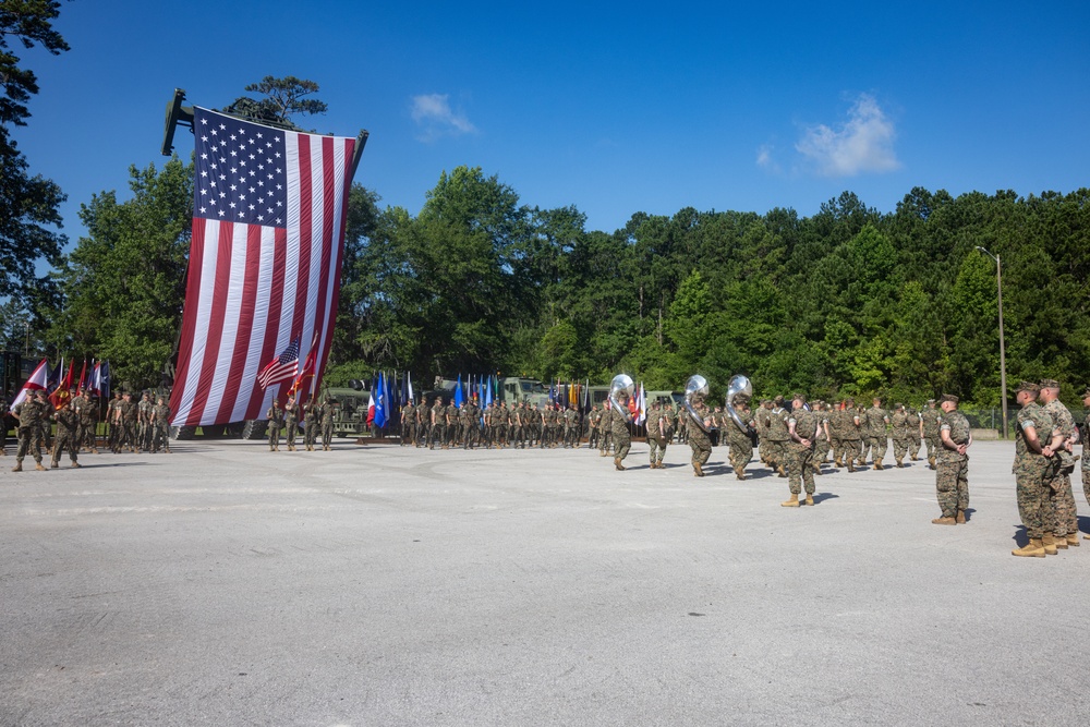 Marine Wing Support Squadron 272 change of command ceremony