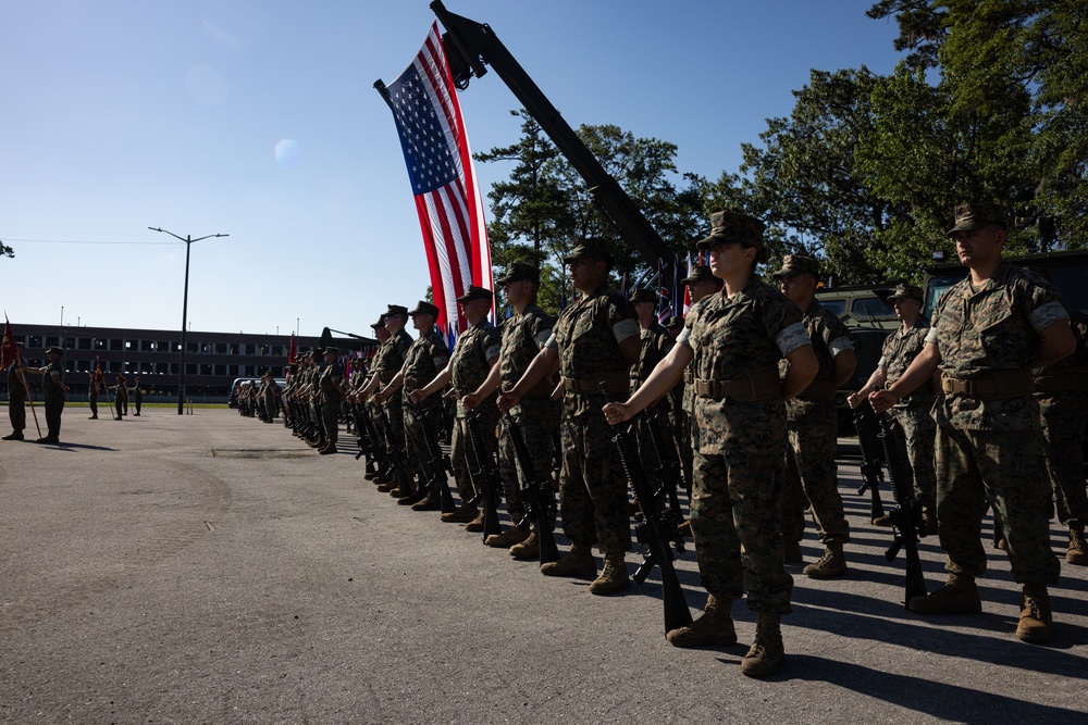 Marine Wing Support Squadron 272 change of command ceremony