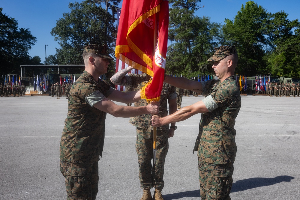 Marine Wing Support Squadron 272 change of command ceremony