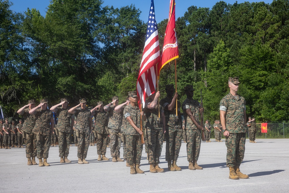 Marine Wing Support Squadron 272 change of command ceremony