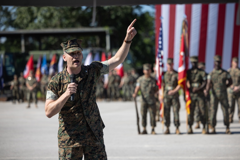Marine Wing Support Squadron 272 change of command ceremony