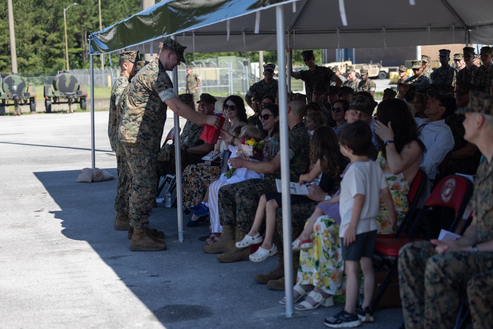 Marine Wing Support Squadron 272 change of command ceremony