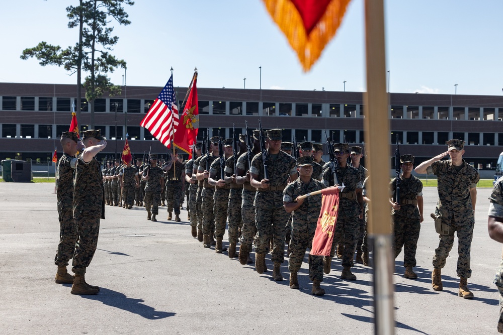 Marine Wing Support Squadron 272 change of command ceremony