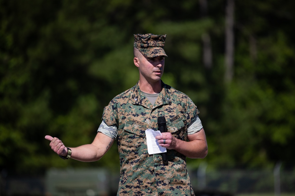 Marine Wing Support Squadron 272 change of command ceremony