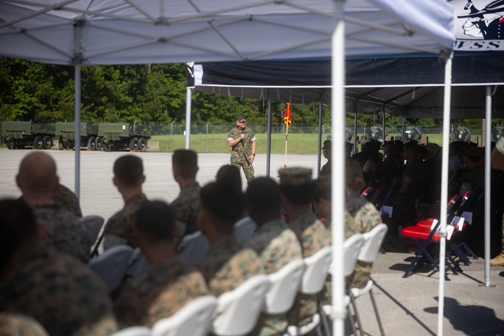 Marine Wing Support Squadron 272 change of command ceremony