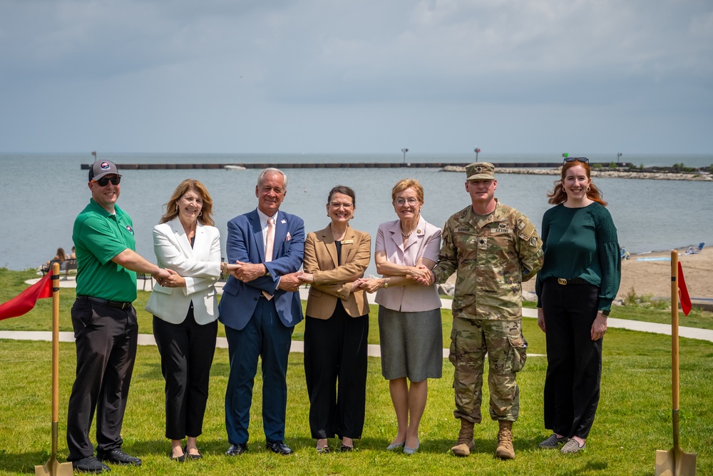 USACE Buffalo District Celebrates Completion of Vermilion West Pier Repair and Start of East Pier Repair