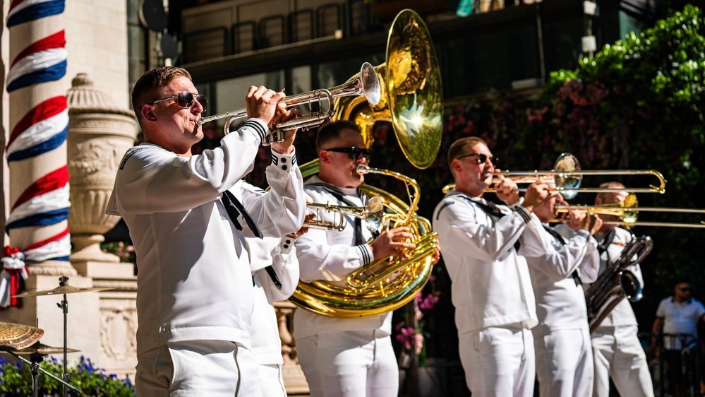 JTBB performs throughout NYC during Fleet Week