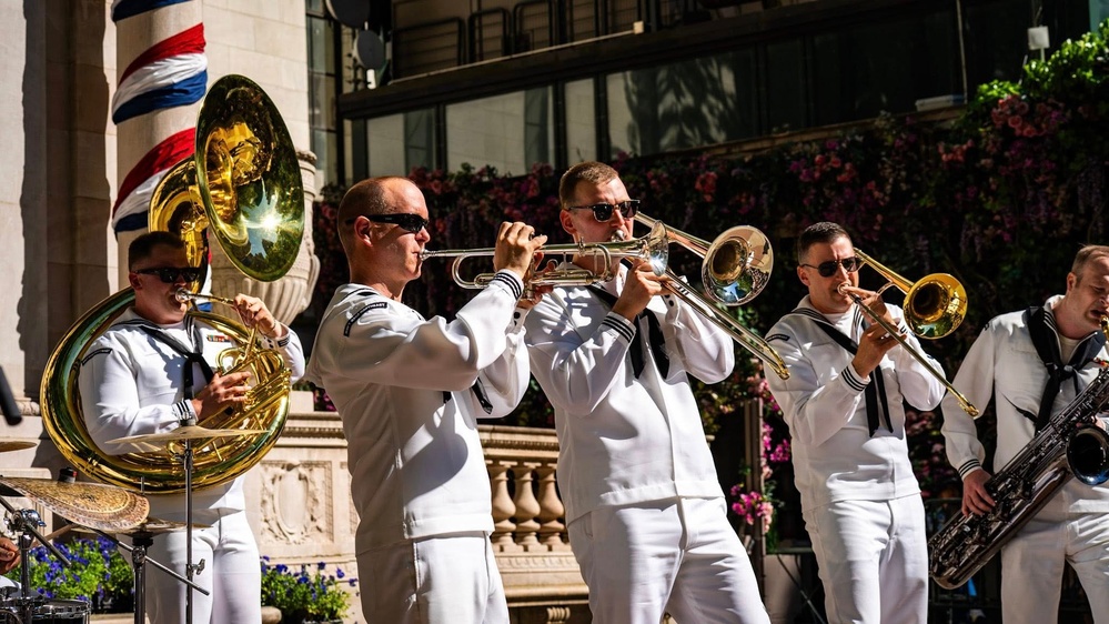 JTBB performs throughout NYC during Fleet Week