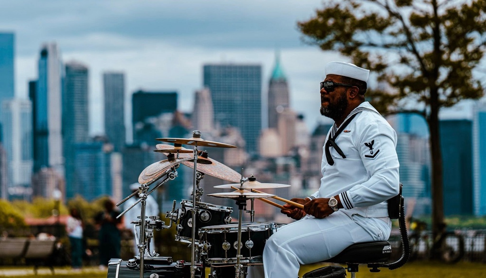 JTBB performs throughout NYC during Fleet Week