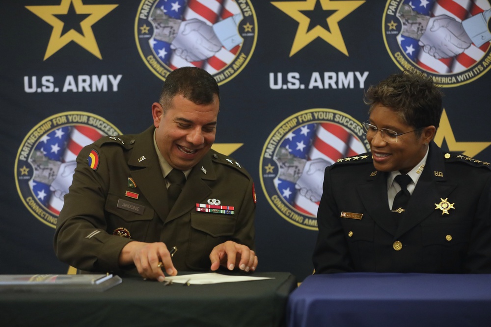 DC Army National Guard and Metropolitan Police Department (MPD) PaYS Signing Ceremony