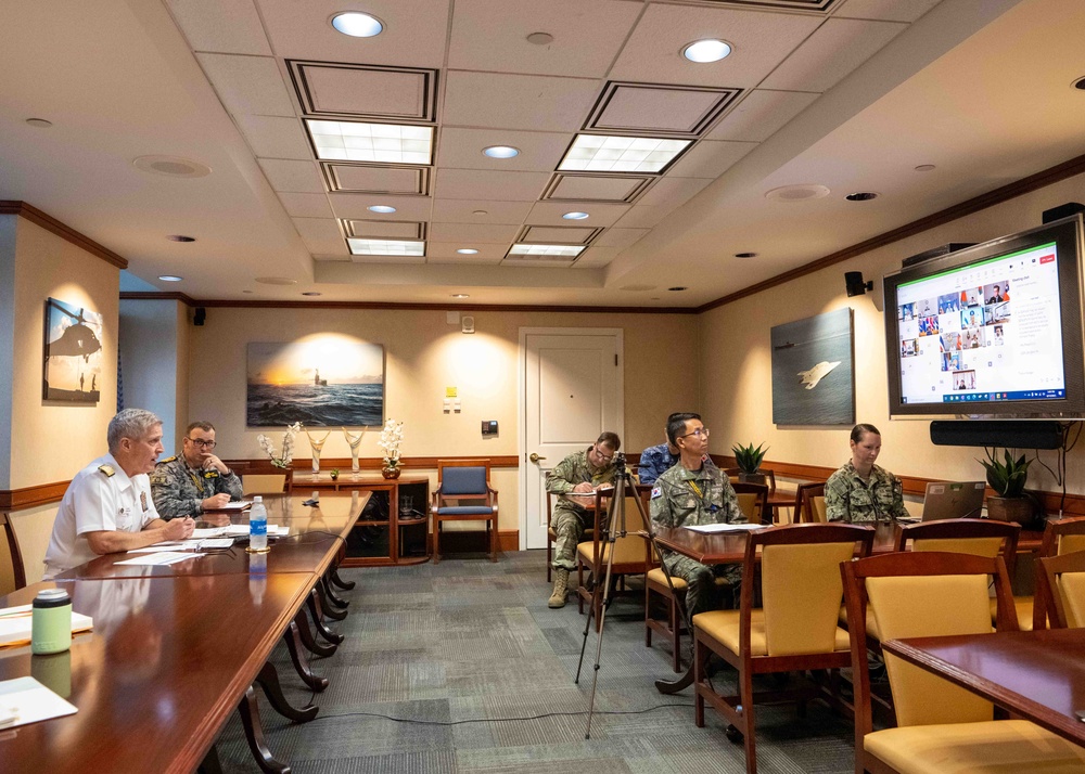 Adm. Steve Koehler, commander, U.S. Pacific Fleet, hosts virtual Key Leader Engagement