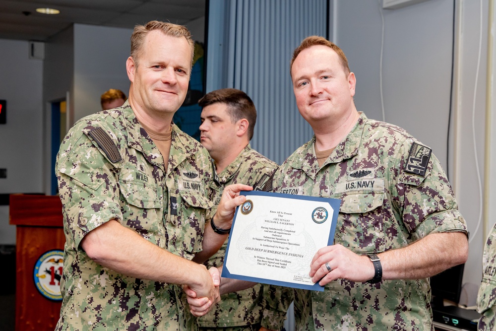 Commander, Submarine Squadron 11 Awards-At-Quarters
