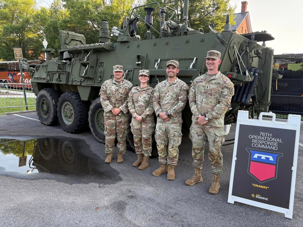 413th Chemical Company Participates in Twilight Tattoo 2025