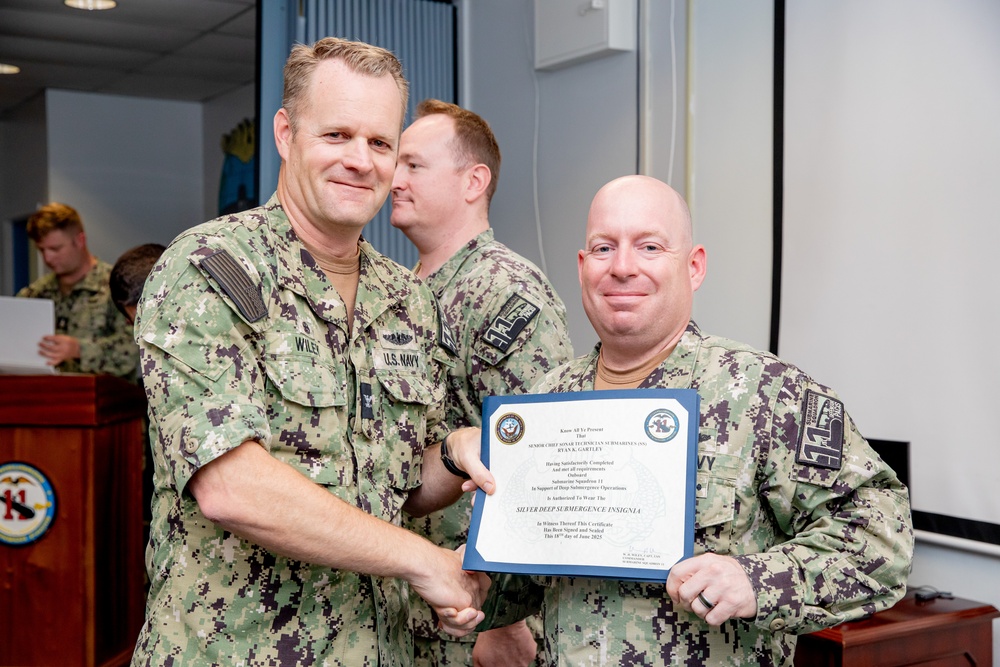 Commander, Submarine Squadron 11 Awards-At-Quarters