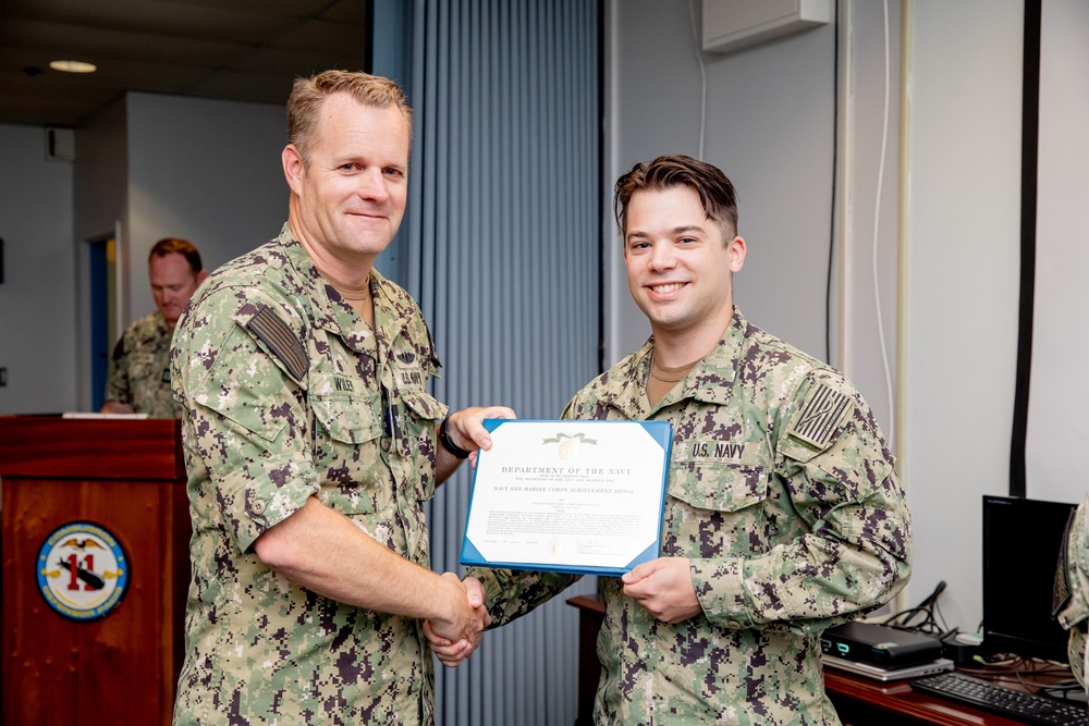 Commander, Submarine Squadron 11 Awards-At-Quarters