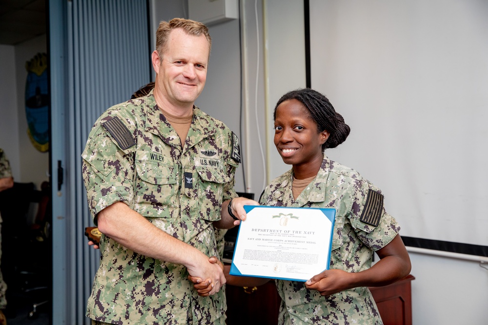 Commander, Submarine Squadron 11 Awards-At-Quarters