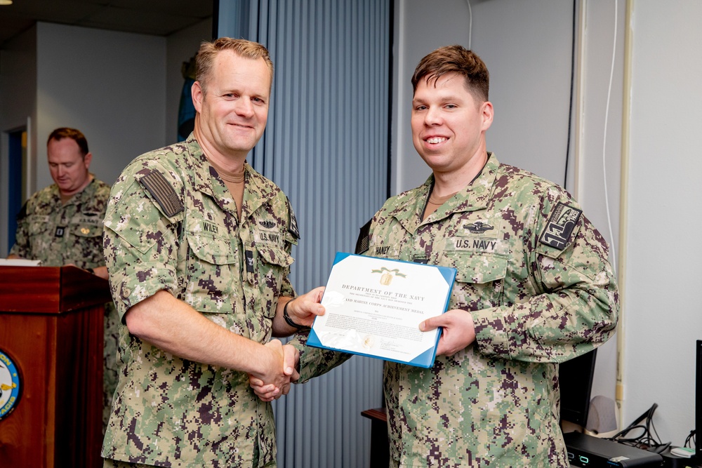 Commander, Submarine Squadron 11 Awards-At-Quarters