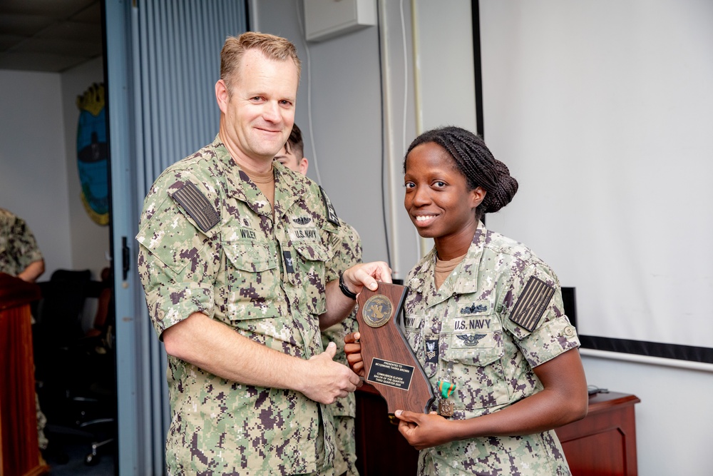 Commander, Submarine Squadron 11 Awards-At-Quarters