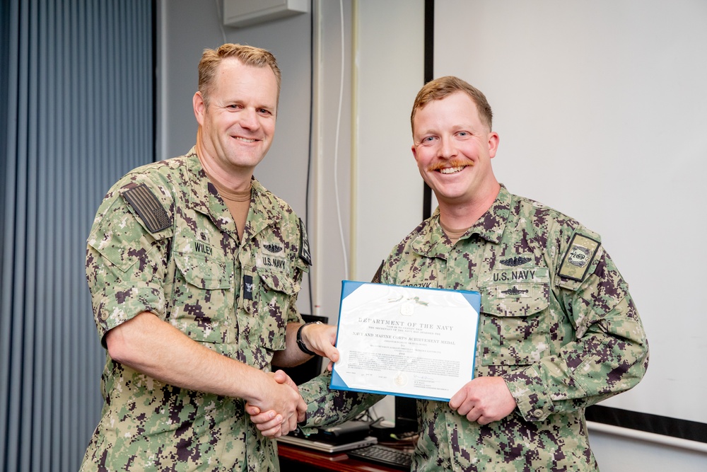 Commander, Submarine Squadron 11 Awards-At-Quarters