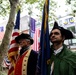 Flag retirement ceremony at the Betsy Ross House