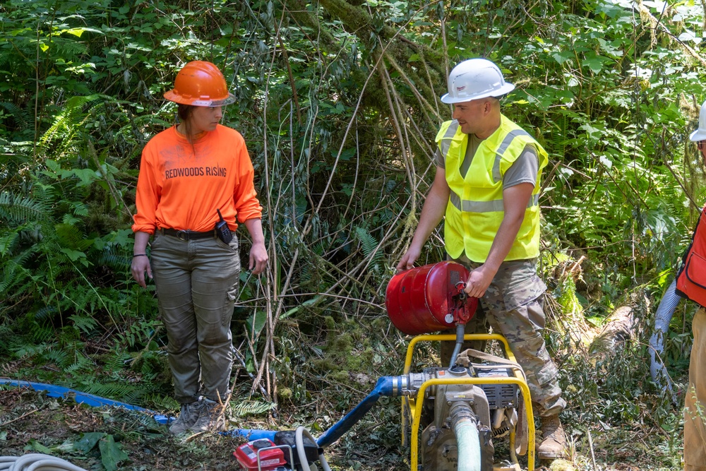 124th CES contribute to Redwoods Rising through IRT