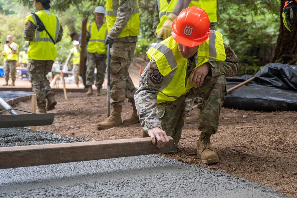 124th CES contribute to Redwoods Rising through IRT