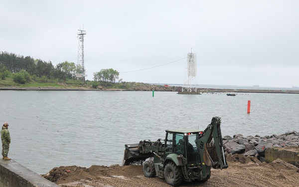 Seabees Prep for Boat Ramp Installation at BALTOPS 25